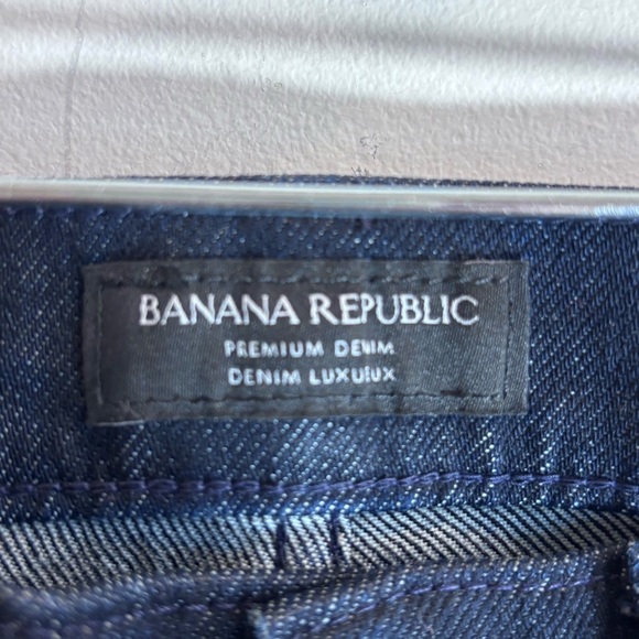 BANANA REPUBLIC Sz 26 High Rise Skinny Ankle Dark Wash High Stretch Jeans NEW - Picture 5 of 11